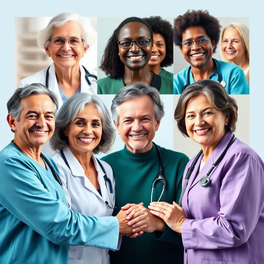 Patients and doctors at Global Cancer Care