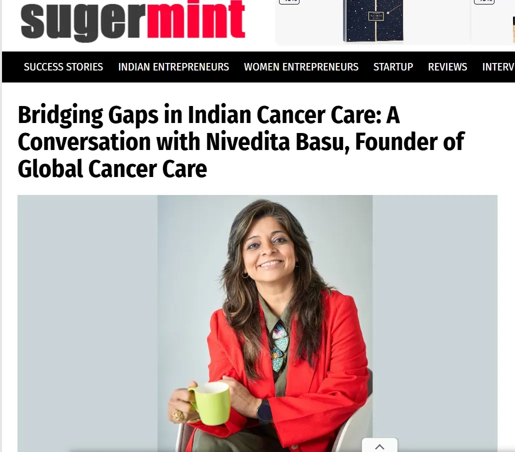 Bridging Gaps in Indian Cancer Care: A Conversation with Nivedita Basu, Founder of Global Cancer Care